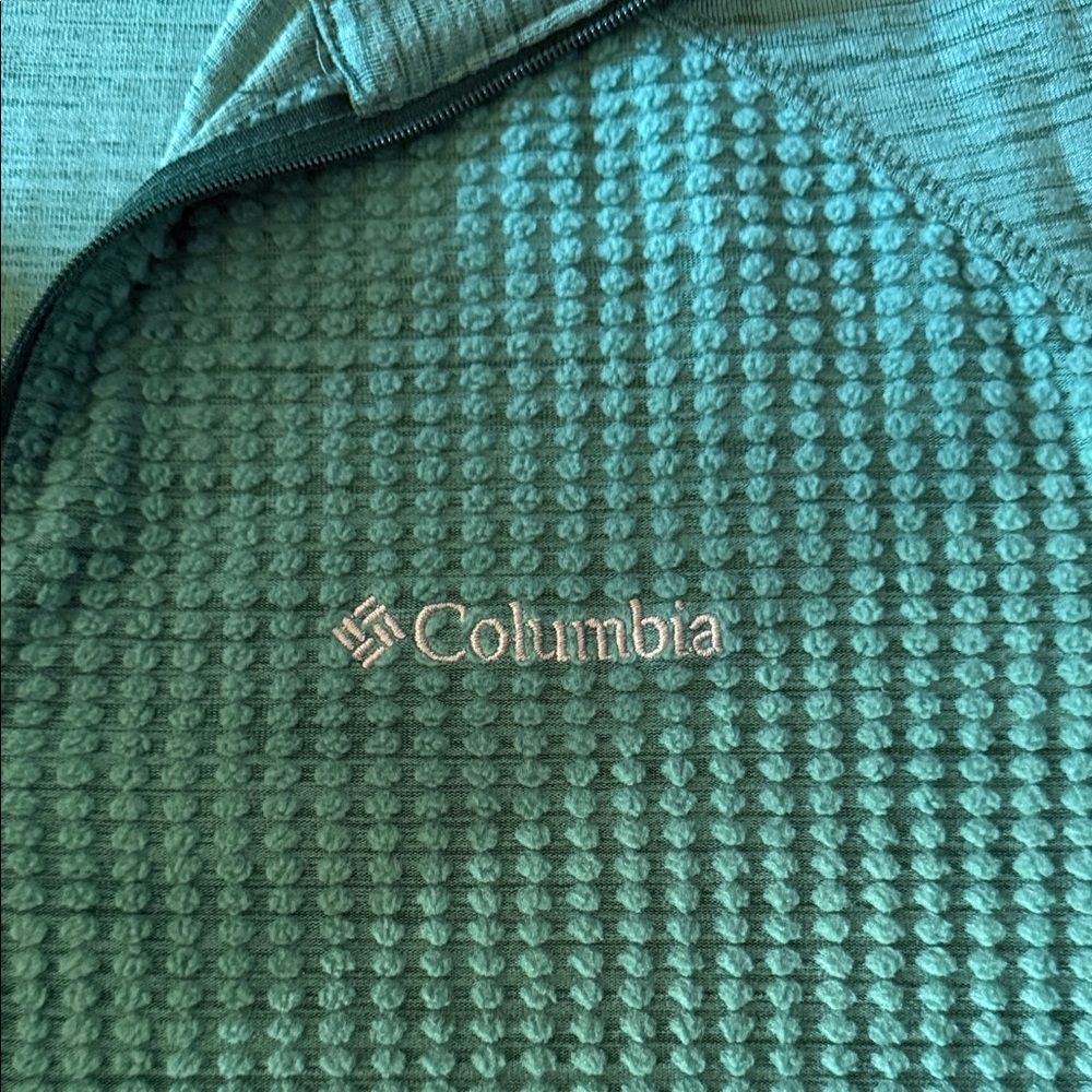 Columbia Turquoise Half-Zip Pullover